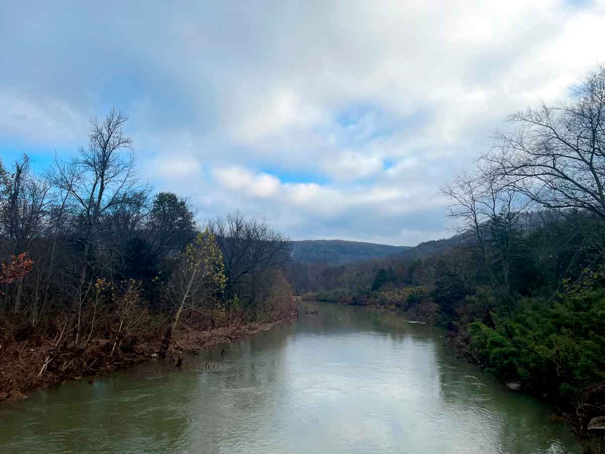 Kings River handles a lot of water from a rainy weekend.