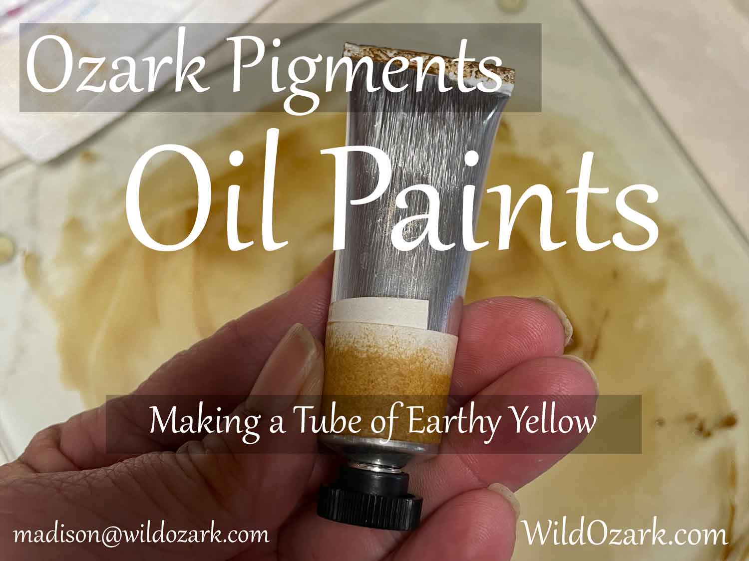 Making a Tube of Earthy Yellow